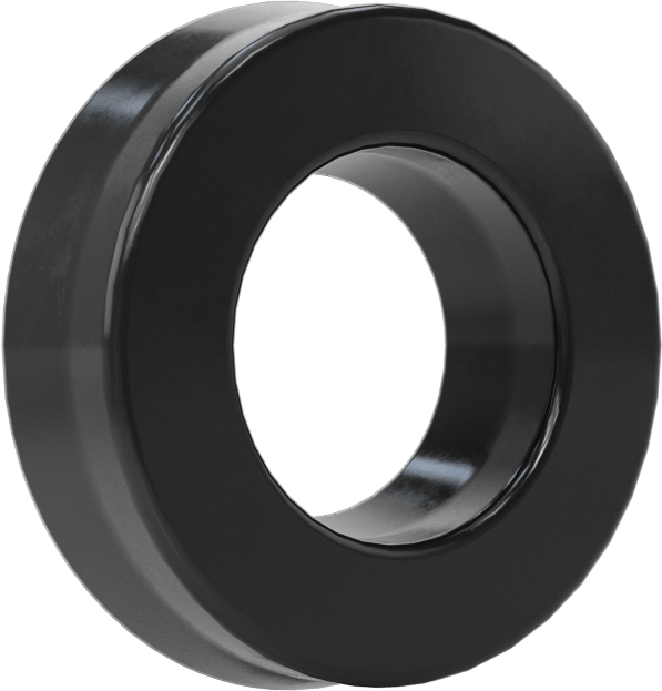 O-Ring Yüklü U-Cup Conta, 0,275" Oluk Genişliği için, 0,5“ İç Çap x 1” Dış Çap x 0,25" Genişlik