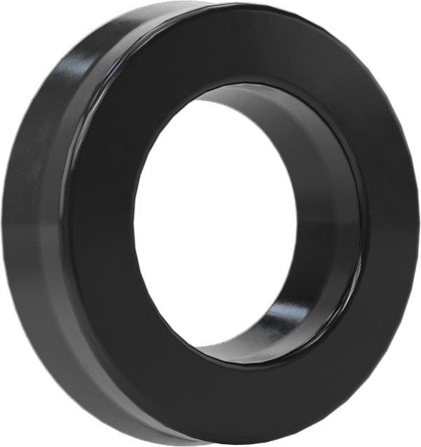 O-Ring Yüklü U-Cup Conta, 0,275" Oluk Genişliği için, 0,625“ İç Çap x 1,125” Dış Çap x 0,25" Genişlik