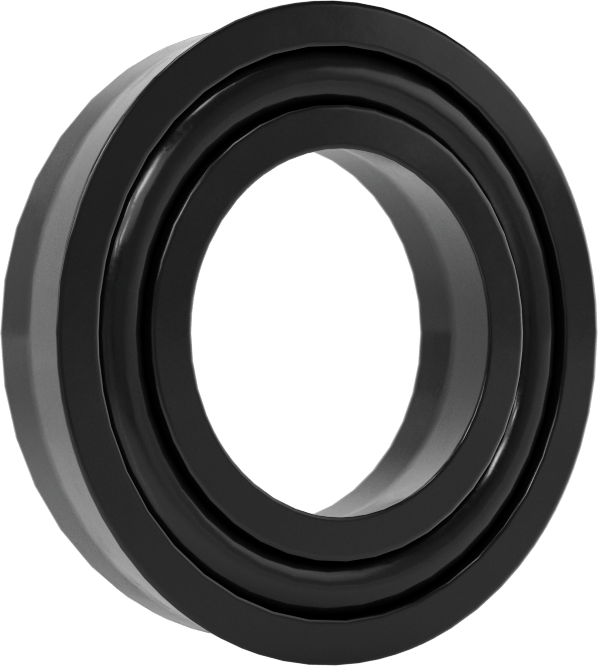 O-Ring Yüklü U-Cup Conta, 0,275" Oluk Genişliği için, 0,625“ İç Çap x 1,125” Dış Çap x 0,25" Genişlik