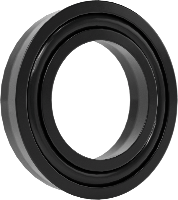 O-Ring Yüklü U-Cup Conta, 0,275" Oluk Genişliği için, 0,75“ İç Çap x 1,25” Dış Çap x 0,25" Genişlik