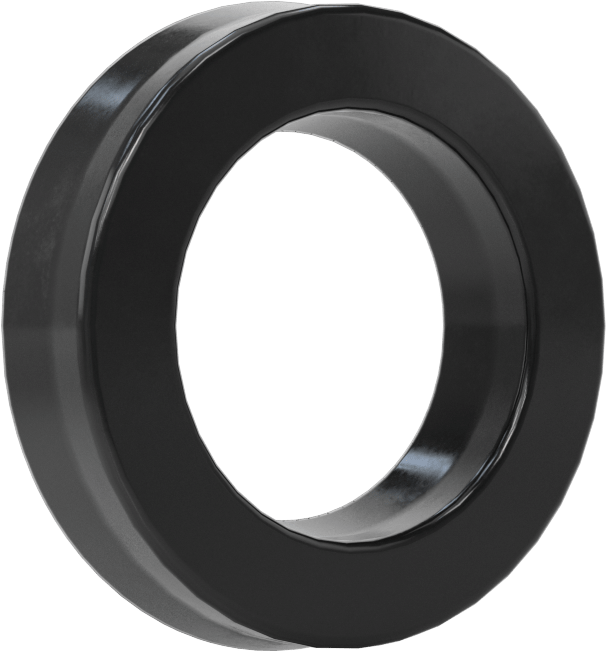 O-Ring Yüklü U-Cup Conta, 0,275" Oluk Genişliği için, 0,75“ İç Çap x 1,25” Dış Çap x 0,25" Genişlik