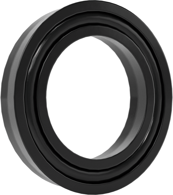 O-Ring Yüklü U-Cup Conta, 0,275" Oluk Genişliği için, 0,875 inç İç Çap x 1,375 inç Dış Çap x 0,25 inç Genişlik