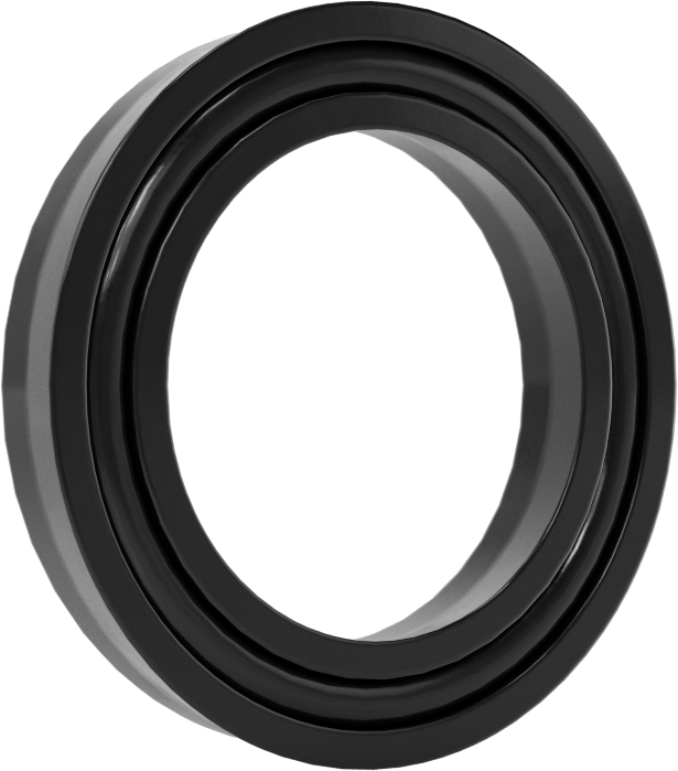 O-Ring Yüklü U-Cup Conta, 0,275" Oluk Genişliği için, 1“ İç Çap x 1,5” Dış Çap x 0,25" Genişlik