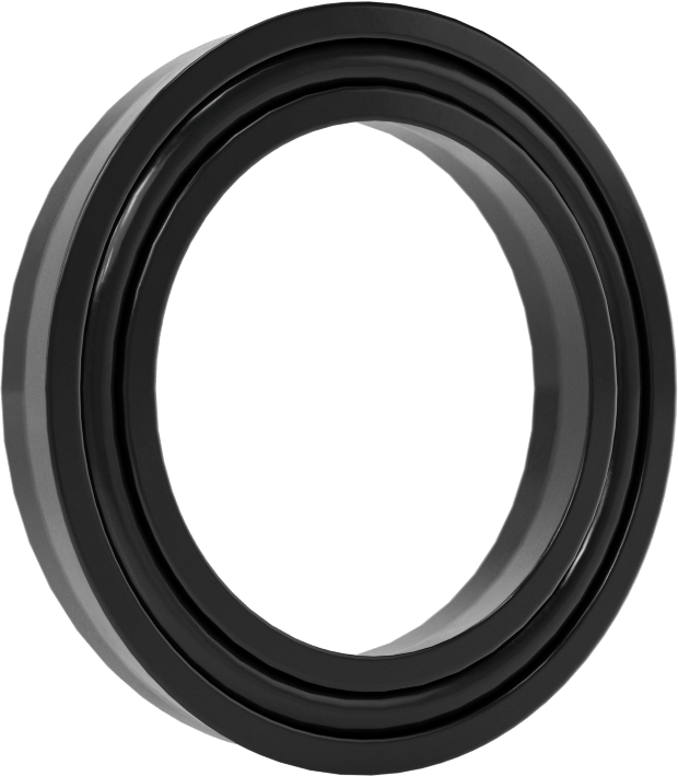 O-Ring Yüklü U-Cup Conta, 0,275" Oluk Genişliği için, 1,125“ İç Çap x 1,625” Dış Çap x 0,25" Genişlik