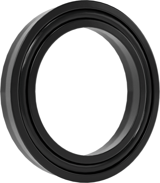 O-Ring Yüklü U-Cup Conta, 0,275" Oluk Genişliği için, 1,188“ İç Çap x 1,688” Dış Çap x 0,25" Genişlik