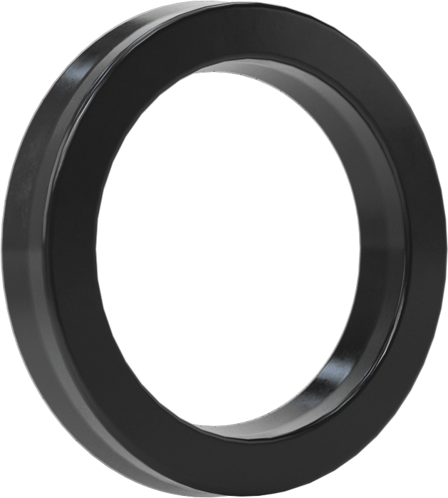 O-Ring Yüklü U-Cup Conta, 0,275" Oluk Genişliği için, 1,25 inç İç Çap x 1,75 inç Dış Çap x 0,25 inç Genişlik