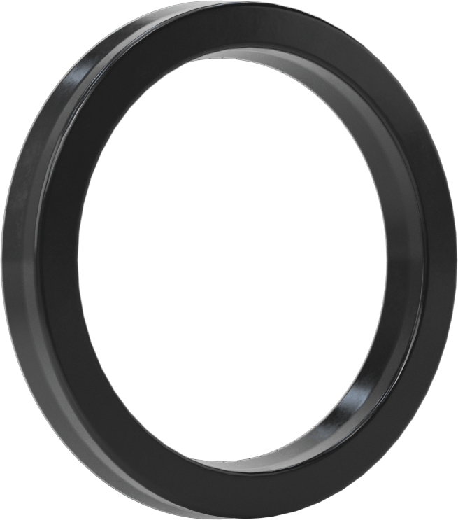 O-Ring Yüklü U-Cup Conta, 0,275" Oluk Genişliği için, 1,75 inç İç Çap x 2,25 inç Dış Çap x 0,25 inç Genişlik