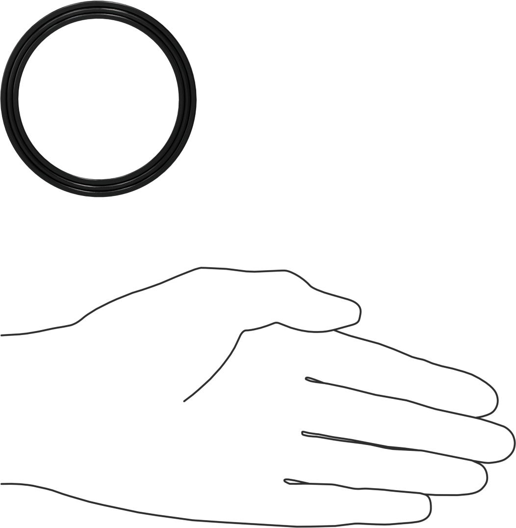 O-Ring Yüklü U-Cup Conta, 0,275" Oluk Genişliği için, 2,25 inç İç Çap x 2,75 inç Dış Çap x 0,25 inç Genişlik