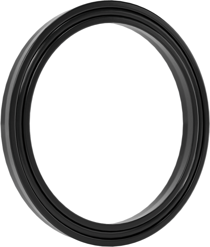 O-Ring Yüklü U-Cup Conta, 0,275" Oluk Genişliği için, 2,25 inç İç Çap x 2,75 inç Dış Çap x 0,25 inç Genişlik