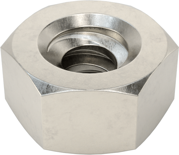 18-8 Paslanmaz Çelik Acme Altıgen Somun, Sağ El, 3/8"-8 Diş Boyutu