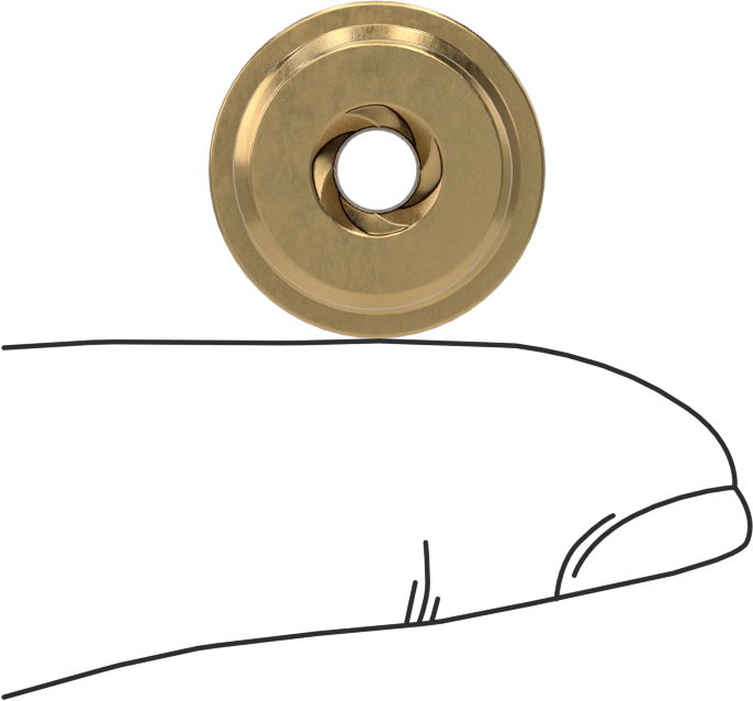 Hassas Acme Dış Dişli Somun, Hızlı Hareket, Sağ El, 673 Bronz, 1/4"-12 Diş, 4 Diş Başlangıcı