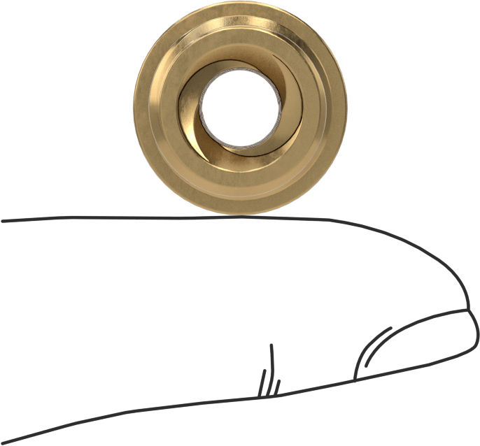 Hassas Acme Dış Dişli Somun, Hızlı Hareket, Sağ El, 673 Bronz, 3/8"-8 Diş, 2 Diş Başlangıcı