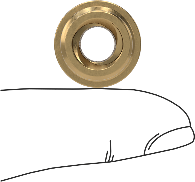 Hassas Acme Dış Dişli Somun, Hızlı Hareket, Sağ El, 673 Bronz, 3/8"-10 Diş, 2 Diş Başlangıcı