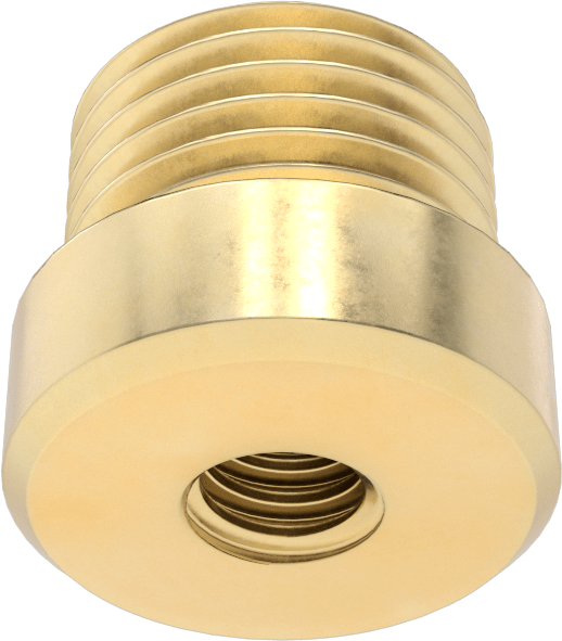 Hassas Acme Dış Dişli Somun, 360 Pirinç, 1/4"-20 Diş Boyutu