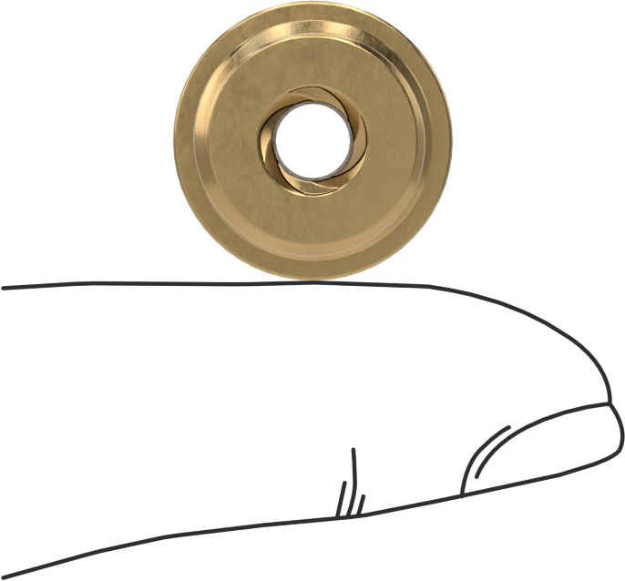Hassas Acme Dış Dişli Somun, Hızlı Hareket, Sağ El, 673 Bronz, 1/4"-16 Diş Boyutu