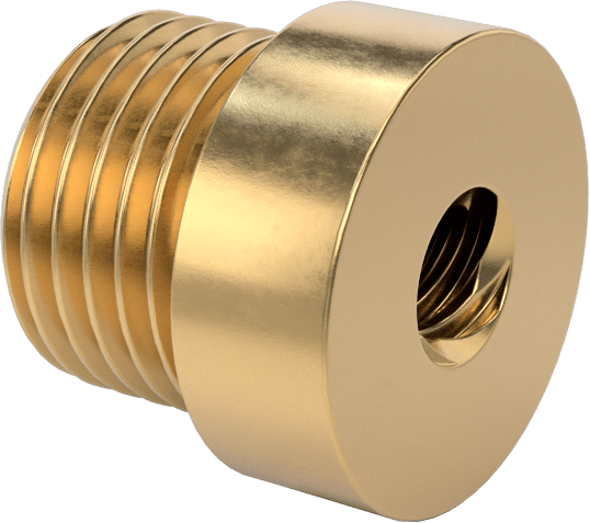 Hassas Acme Dış Dişli Somun, Hızlı Hareket, Sağ El, 673 Bronz, 1/4"-16 Diş Boyutu