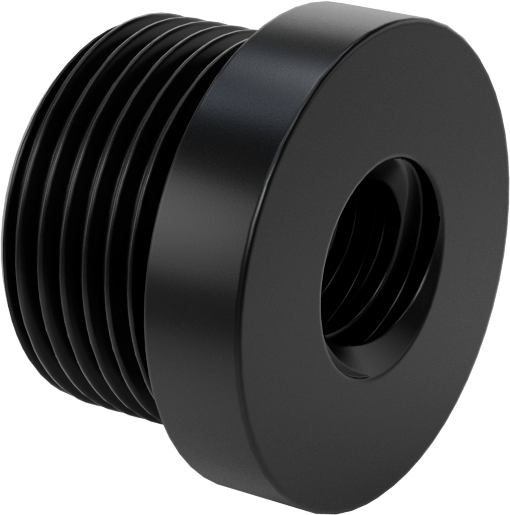 Dıştan Dişli Plastik Hassas Acme Somunu, Hızlı Hareket, Sağ El, 1/2"-8 Diş, 2:1 Speed
