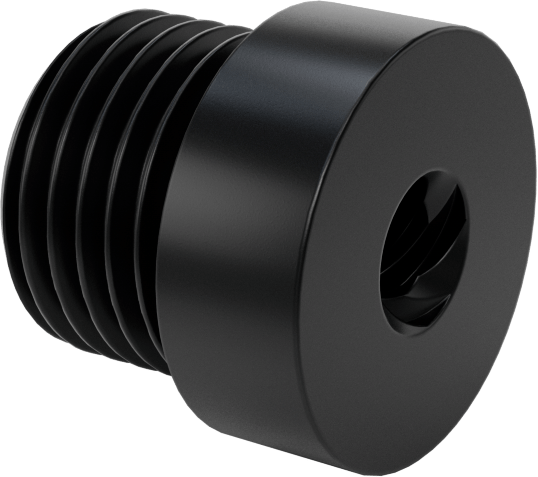 Dıştan Dişli Plastik Hassas Acme Somunu, Hızlı Hareket, Sağ El, 1/4"-12 Diş, 4:1 Speed