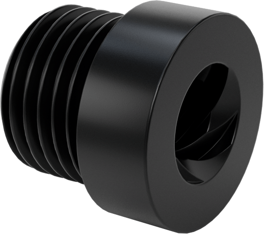Dıştan Dişli Plastik Hassas Acme Somunu, Hızlı Hareket, Sağ El, 3/8"-8 Diş, 4:1 Speed