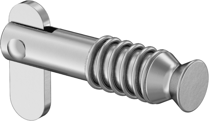 Toggle'lı Strong-Hold Clevis Pimi, 1/4" Çap, 5/16“ ila 3/8” Kullanılabilir Uzunluk