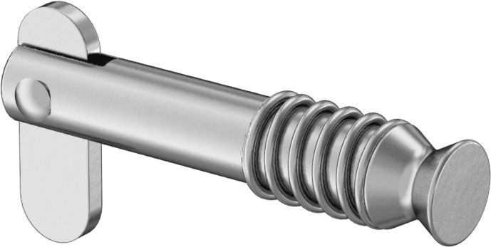 Toggle'lı Strong-Hold Clevis Pimi, 1/4" Çap, 9/16“ ila 5/8” Kullanılabilir Uzunluk