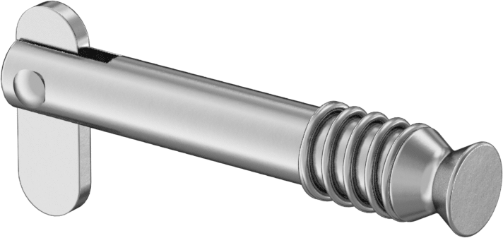 Toggle'lı Strong-Hold Clevis Pimi, 1/4" Çap, 13/16“ ila 15/16” Kullanılabilir Uzunluk