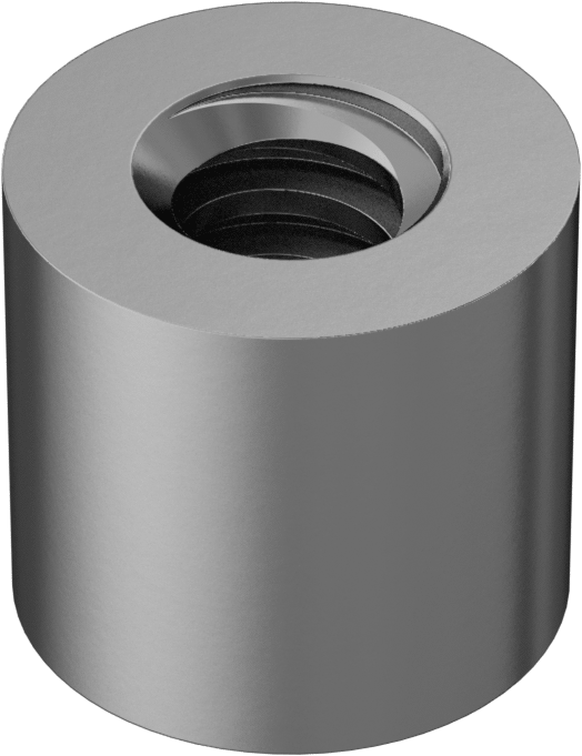 Acme Yuvarlak Somun, ASTM B505 932 Yatak Bronzu, Sağ El, 3/4"-5 Diş