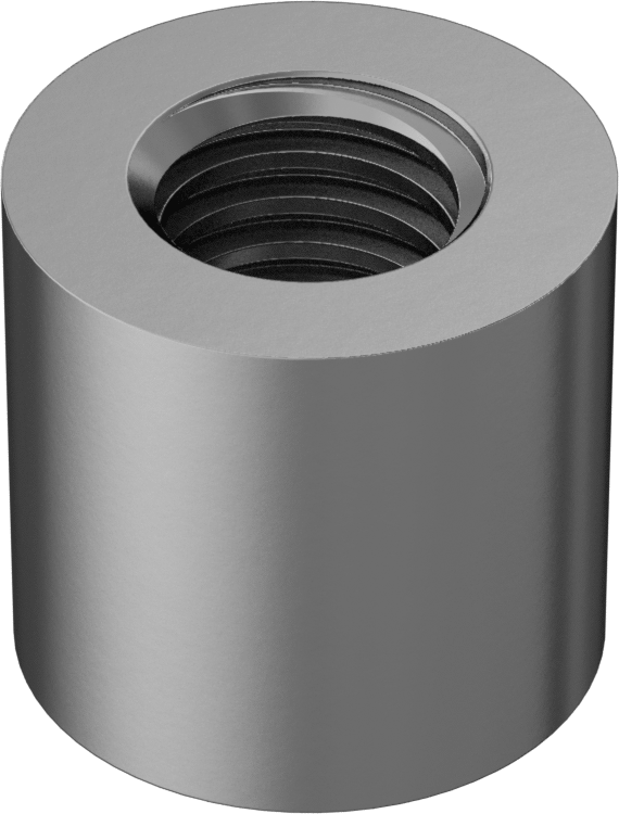 Acme Yuvarlak Somun, ASTM B505 932 Yatak Bronzu, Sağ El, 1-1/4"-5 Dişli