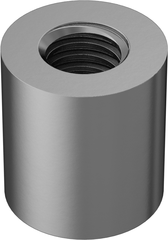 Acme Yuvarlak Somun, ASTM B505 932 Yatak Bronzu, Sağ El, 1-1/2"-4 Dişli