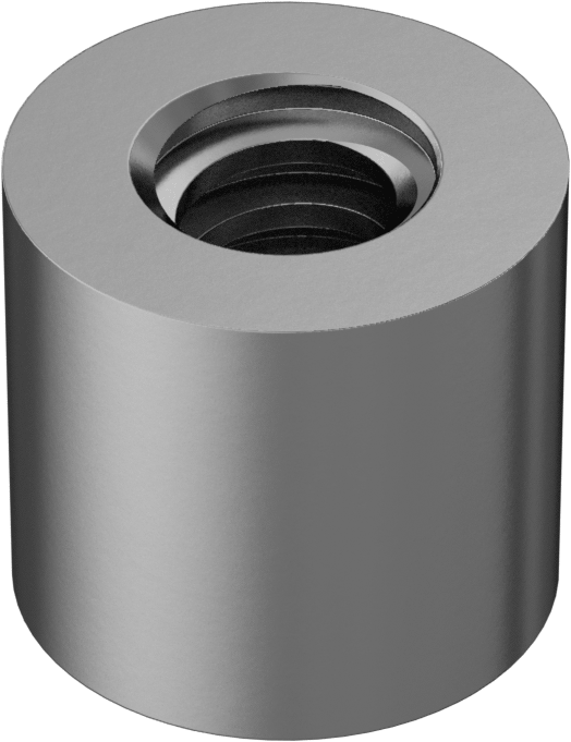 Acme Yuvarlak Somun, ASTM B505 932 Yatak Bronzu, Sol El, 3/4"-5 Diş