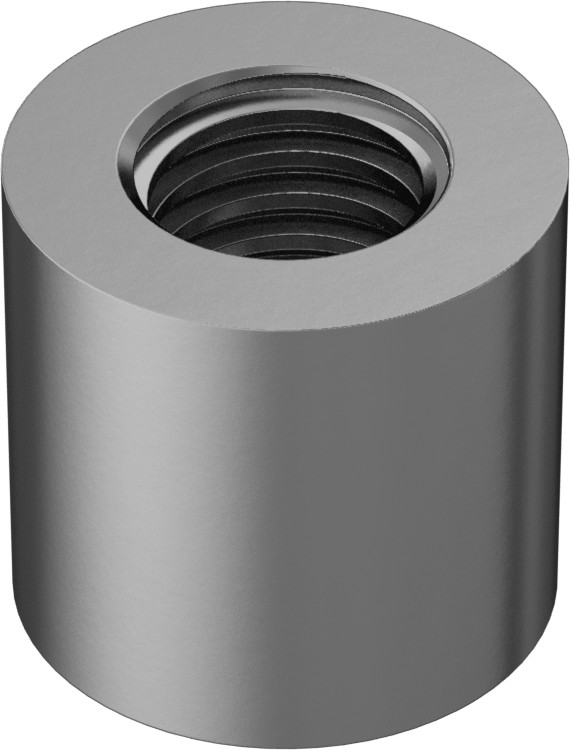 Acme Yuvarlak Somun, ASTM B505 932 Yatak Bronzu, Sol El, 1-1/4"-5 Dişli
