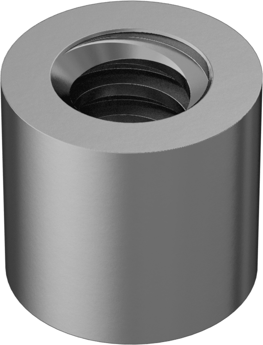 Acme Yuvarlak Somun, ASTM B505 932 Yatak Bronzu, Sağ El, 1"-4 Diş