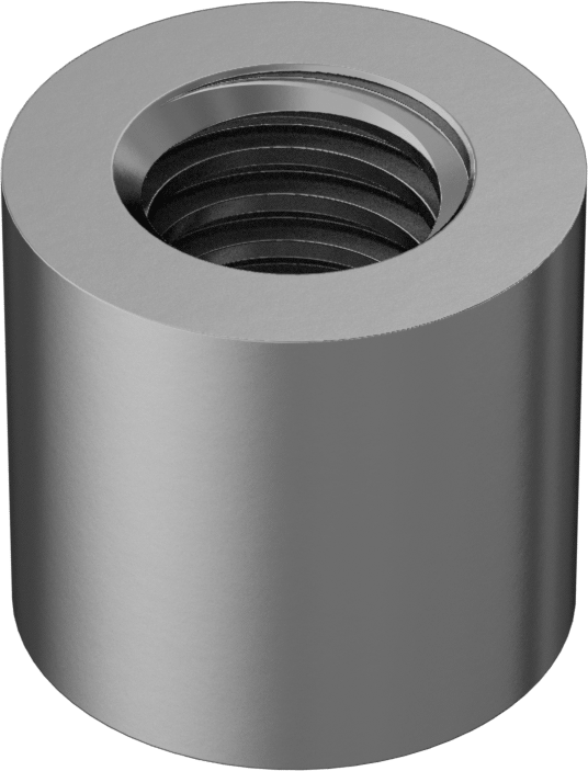 Acme Yuvarlak Somun, ASTM B505 932 Yatak Bronzu, Sağ El, 1"-6 Diş