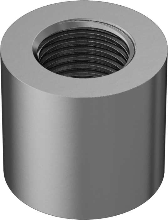 Acme Yuvarlak Somun, ASTM B505 932 Yatak Bronzu, Sağ El, 1"-10 Diş
