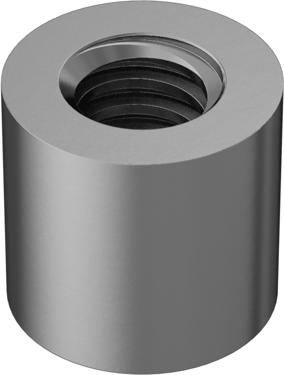 Acme Yuvarlak Somun, ASTM B505 932 Yatak Bronzu, Sağ El, 1-1/4"-4 Diş