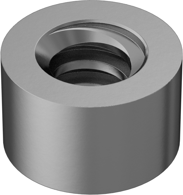 ASTM B16 360 Pirinç Acme Yuvarlak Somun, Sağ El, 3/4"-5 Diş Boyutu
