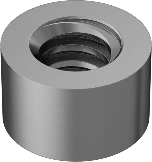 ASTM B16 360 Pirinç Acme Yuvarlak Somun, Sağ El, 3/4"-6 Diş Boyutu