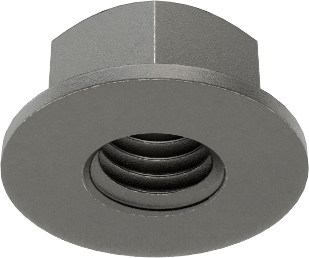 Yüksek Mukavemetli Çelik JIS Flanş Somunu, Siyah Fosfat Kaplı, M8 x 1,25 mm Diş Boyutu