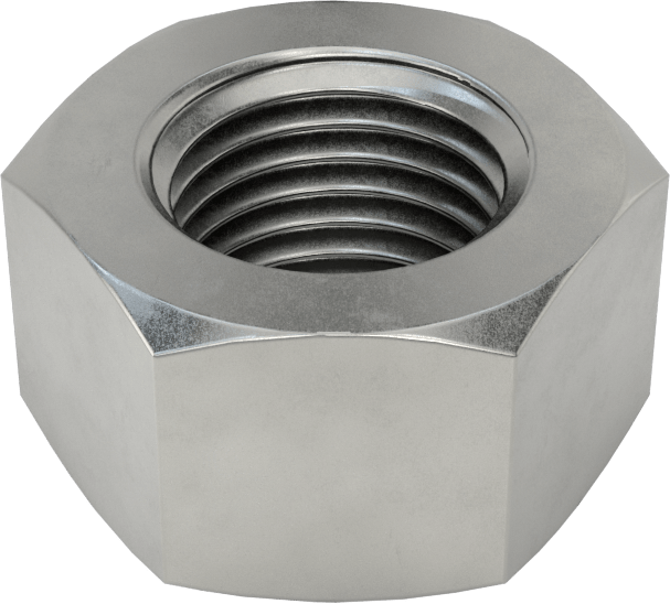 Orta Mukavemetli Çelik Sol Dişli Altıgen Somun, 3/8"-24 Diş Boyutu