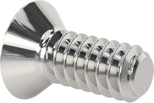 Krom Kaplı 18-8 Paslanmaz Çelik Phillips Oval Başlı Vidalar, 6-32 Diş Boyutu, 3/8" Uzunluk