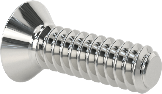 Krom Kaplı 18-8 Paslanmaz Çelik Phillips Oval Başlı Vidalar, 6-32 Diş Boyutu, 1/2" Uzunluk