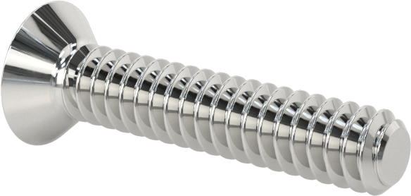 Krom Kaplı 18-8 Paslanmaz Çelik Phillips Oval Başlı Vidalar, 6-32 Diş Boyutu, 3/4" Uzunluk