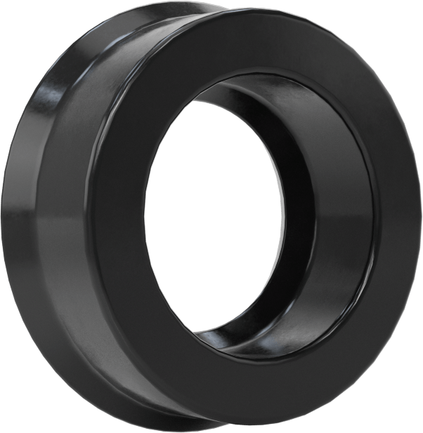 Yüksek Kararlılık O-Ring Yüklü U-Kup Contası, 0,275" Oluk Genişliği için, 0,375“ İç Çap x 0,625” Dış Çap x 0,25" Genişlik