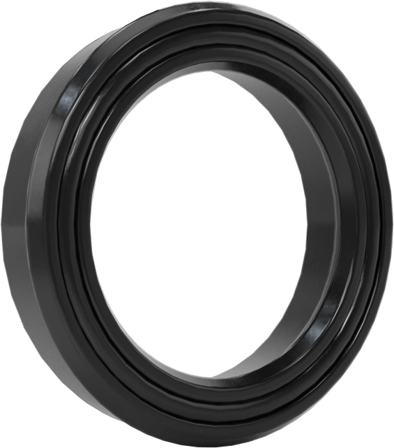 Yüksek Kararlılık O-Ring Yüklü U-Kup Contası, 0,206" Genişlikte Oluk için, 0,625“ İç Çap x 0,875” Dış Çap x 0,188" Genişlik