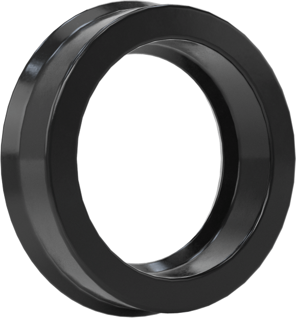 Yüksek Kararlılık O-Ring Yüklü U-Kup Contası, 0,275" Oluk Genişliği için, 0,625 inç İç Çap x 0,875 inç Dış Çap x 0,25 inç Genişlik