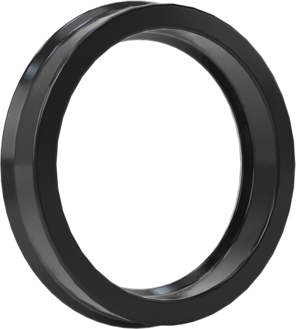 Yüksek Kararlılık O-Ring Yüklü U-Kup Contası, 0,275" Oluk Genişliği için, 1 inç İç Çap x 1,250 inç Dış Çap x 0,250 inç Genişlik
