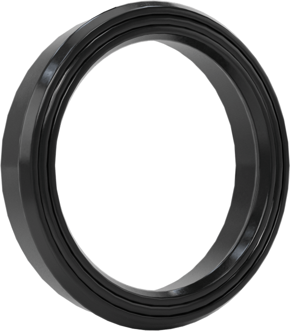 Yüksek Kararlılık O-Ring Yüklü U-Kup Contası, 0,275" Oluk Genişliği için, 1 inç İç Çap x 1,250 inç Dış Çap x 0,250 inç Genişlik