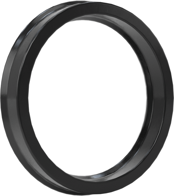 Yüksek Kararlılık O-Ring Yüklü U-Kup Contası, 0,275" Oluk Genişliği için, 1,25 inç İç Çap x 1,5 inç Dış Çap x 0,25 inç Genişlik
