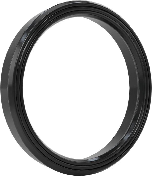 Yüksek Kararlılık O-Ring Yüklü U-Kup Contası, 0,275" Oluk Genişliği için, 1,375“ İç Çap x 1,625” Dış Çap x 0,25" Genişlik
