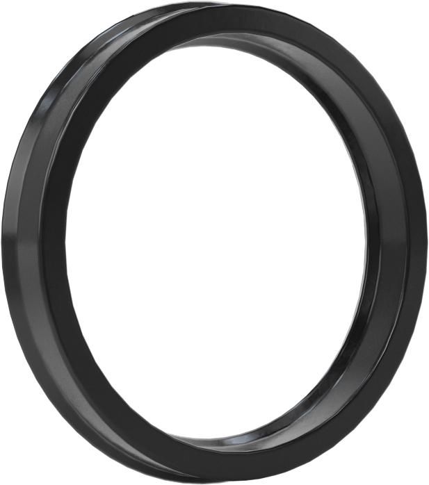 Yüksek Kararlılık O-Ring Yüklü U-Kup Contası, 0,275" Oluk Genişliği için, 1,375“ İç Çap x 1,625” Dış Çap x 0,25" Genişlik